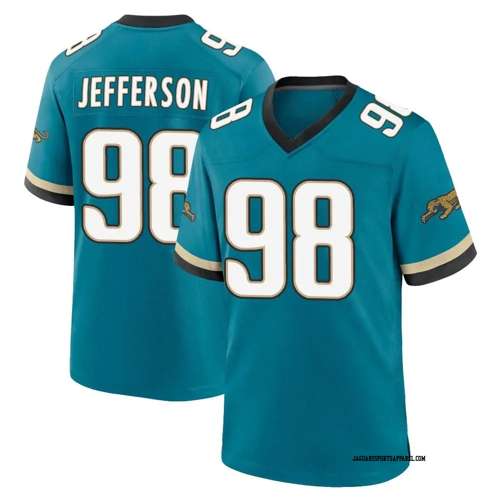 Jordan Jefferson Jersey for Men Women and Kids Jaguars Store