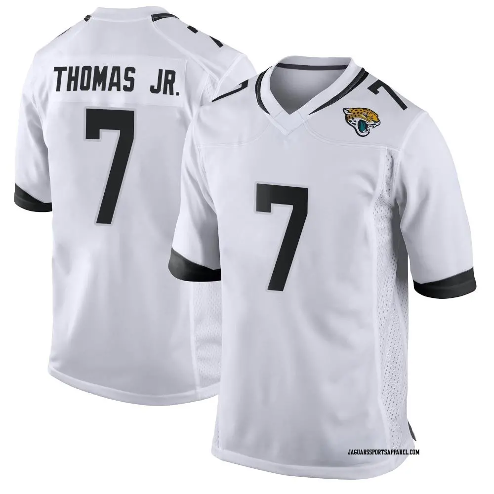 Game White Youth Brian Thomas Jr. Jacksonville Jaguars Jersey