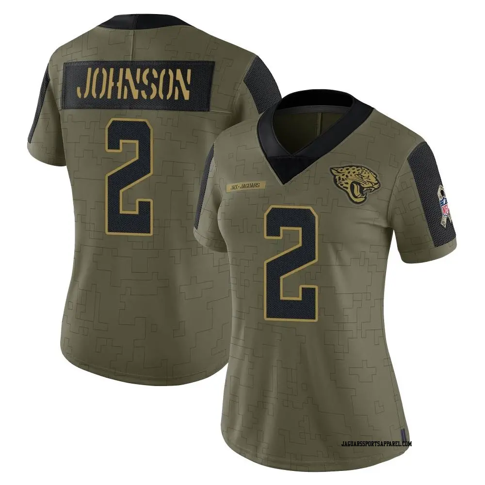 D Ernest Johnson Jersey for Men Women and Kids Jaguars Store